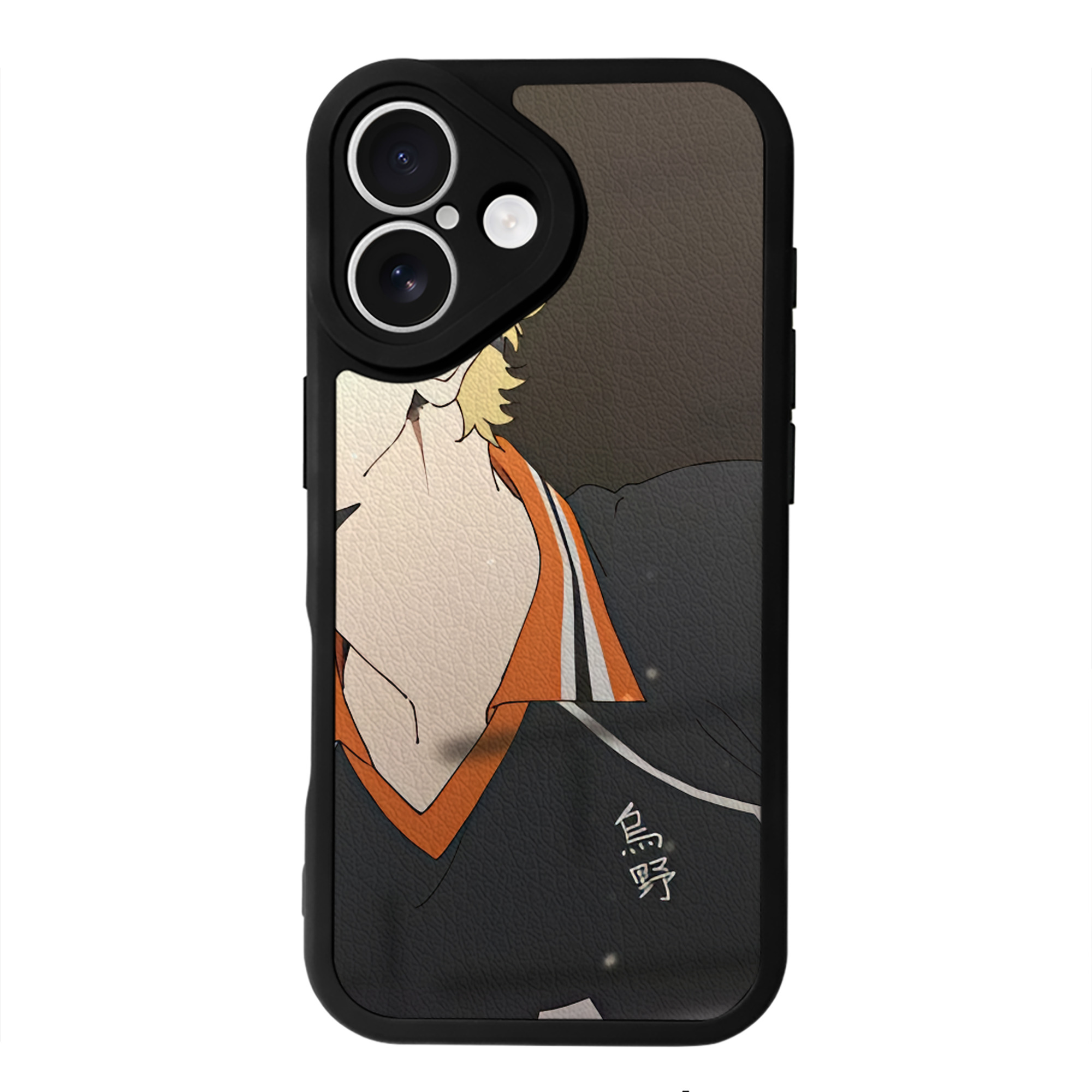 （画像用） ハイキュー!! Haikyu!! 【iPhone 16シリーズ対応】シリコンスマホケース（レザー調） 材質：シリコン